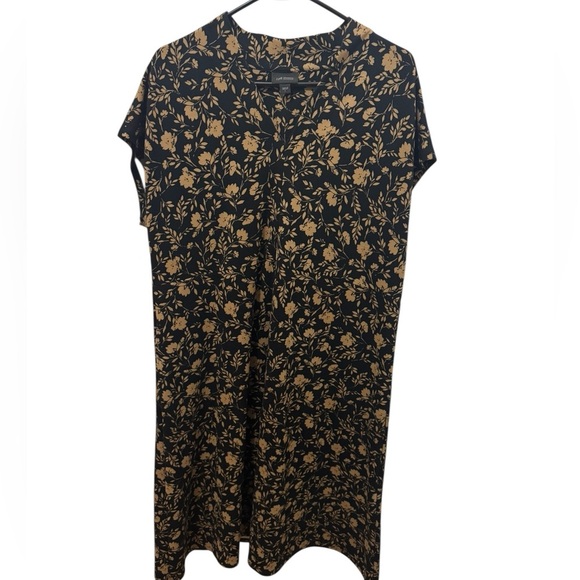 J. Jill Wearever Double Face Jersey Dress Size Large - Picture 2 of 5